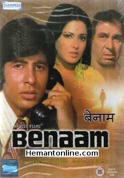 Benaam 1974 Amitabh Bachchan, Moushmi Chatterjee, Madan Puri, Satyen Kappu, Iftekhar, Prem Chopra