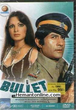Bullet 1976 Dev Anand, Parveen Babi, Rakesh Roshan, Kabir Bedi, Jyoti Bakshi