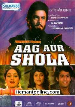 Aag Aur Shola 1986 Jeetendra, Sridevi, Mandakini, Suresh Oberoi, Shakti Kapoor, Kader Khan, Asrani, Ashish Chanana