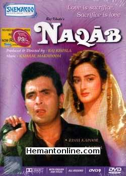 Naqab 1989 Rishi Kapoor, Farha, Vijayendra Ghatge, Bindu, Amjad Khan, Jamuna, Chand Usmani