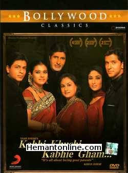 Kabhi Khushi Kabhie Gham 2001 Amitabh Bachchan, Shah Rukh Khan, Hrithik Roshan, Kajol, Kareena Kapoor, Jaya Bachchan(Bhaduri), Rani Mukherjee