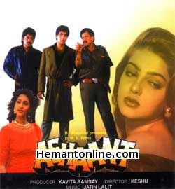 Ashaant 1993 Akshay Kumar, Vishnu Vardhan, Ashwini Bhave, Mamta Kulkarni, Jay Kalgutkar, Sharat Saxena, Sadashiv Amrapurkar, Pankaj Dheer, Puneet Issar