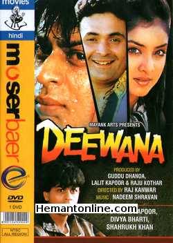 Deewana 1992 Rishi Kapoor, Divya Bharati, Shah Rukh Khan, Alok Nath, Amrish Puri