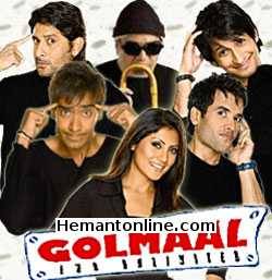 Golmaal Fun Unlimited 2006 Ajay Devgan, Tusshar Kapoor, Arshad Warsi, Sharman Joshi, Paresh Rawal, Rimi Sen, Sushmita Mukherjee, Mukesh Tiwari, Sanjay Mishra, Manoj Joshi, Vrajesh Hirjee, Anupam Shyam, Farid Amiri