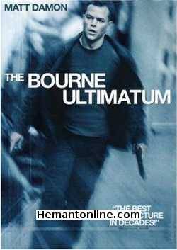 The Bourne Ultimatum 2007 Hindi Matt Damon, Julia Stiles, David Strathairn, Noah Vosen, Scott Glenn, Paddy Considine, Edgar Ramirez, Albert Finney, Joan Allen, Tom Gallop, Corey Johnson,