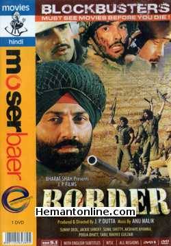 Border 1998 Sunny Deol, Jackie Shroff, Sunil Shetty, Rakhi Gulzar, Akshay Khanna, Pooja Bhatt, Tabu, Kulbhushan Kharbanda, Sudesh Berry, Punit Issar, Sharbani Mukherjee