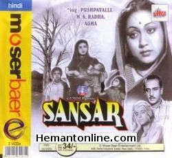 Sansar 1951 Pushpawali, M. K. Radha, Vanaja, Swaraj, Gulab, Mohana, Meera, Agha, David