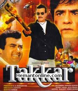 Takkar 1980 Jeetendra, Sanjeev Kumar, Zeenat Aman, Jaya Prada, Jeevan, Ranjeet, Vinod Mehra, Bindiya, Ashok Kumar, Asrani