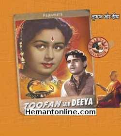 Toofan Aur Deeya 1956 Satish Vyas, Nanda, Rajendra Kumar, Vatsala, Shanta Kumari, Krishna, Ulhas