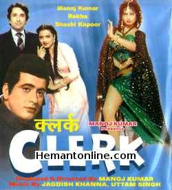 Clerk 1989 Manoj Kumar, Rekha, Anita Raj, Shashi Kapoor, Prem Chopra, Ashok Kumar