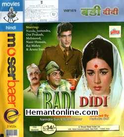 Badi Didi 1969 Jeetendra, Nanda, Om Prakash, Mehmood, Nazir Hussain, Aruna Irani