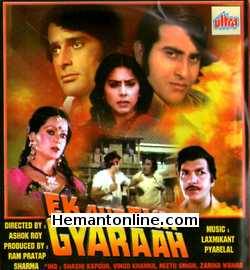 Ek Aur Ekk Gyarah 1981 Shashi Kapoor, Vinod Khanna, Neetu Singh, Zarina Wahab
