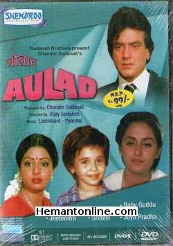 Aulad 1987 Jeetendra, Sridevi, Jaya Prada, Vinod Mehra, Kader Khan, Asrani, Baby Guddu