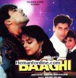 Baaghi 1989 Salman Khan, Nagma, Kiran Kumar, Shakti Kapoor, Mohnish Behl