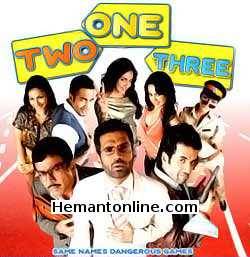 One Two Three 2008 Sunil Shetty, Tusshar Kapoor, Paresh Rawal, Upen Patel, Esha Deol, Sameera Reddy, Tanisha Mukherjee, Neetu Chandra