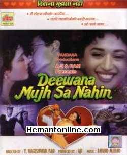 Deewana Mujh Sa Nahin 1990 Aamir Khan, Madhuri Dixit, Khushboo, Satyen Kappu, Beena, Dinesh Hingoo