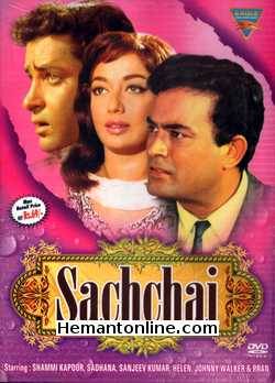 Sachchai 1969 Shammi Kapoor, Sanjeev Kumar, Sadhana, Helen, Pran