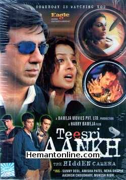 Teesri Aankh The Hidden Camera 2006 Sunny Deol, Amisha Patel, Neha Dhupia, Aashish Chowdhry, Mukesh Rishi, Aarti Chhabria, Murli Sharma, Ayub Khan, Ashwani Chopra, Anjan Srivastav