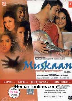 Muskaan 2004 Aaftab Shivdasani, Gracy Singh, Parvin Dabas, Neha, Gulshan Grover, Sharat Saxena, Anjala Zaveri, Vrajesh Hirjee, Razzak Khan, Rajeev Verma