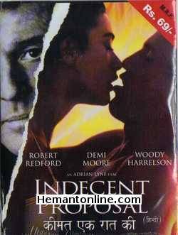 Indecent Proposal 1993 Hindi Robert Redford, Demi Moore, Woddy Harrelson, Oliver Platt, Seymour Cassel