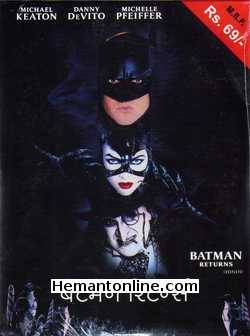 Batman Returns 1992 Hindi Michael Keaton, Danny DeVito, Michelle Pfeiffer, Christopher Walken, Michael Murphy, Michael Gough, Pat Hingle