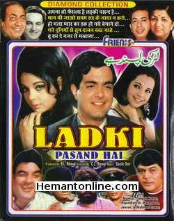 Ladki Pasand Hai 1971 Mumtaz, Deepak Kumar, Rajendra Nath, Manmohan, Jeevan, Juinor Mehmood