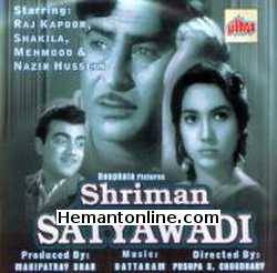 Shriman Satyawadi 1960 Raj Kapoor, Shakila, Mehmood, Nazir Hussain