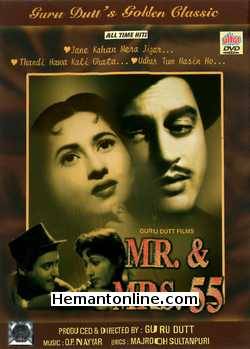 Mr and Mrs 55 1955 Guru Dutt, Madhubala, Lalita Pawar, Johny Walker