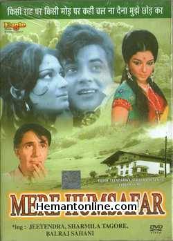 Mere Humsafar 1970 Jeetendra, Sharmila Tagore, Balraj Sahni, Jagdeep, Jeevan, Laxmi Chhaya, Keshto Mukherjee, Johny Whisky