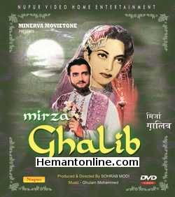 Mirza Ghalib 1954 Bharat Bhushan, Suraiya, Ulhas, Durga Khote, Mukri, Murad
