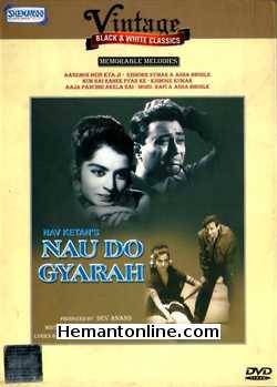 Nau Do Gyarah 1957 Dev Anand, Kalpana Kartik, Shashikala, Jeewan, Krishna Dhawan, Madan Puri, Rashid Khan, Lalita Pawar, Helen