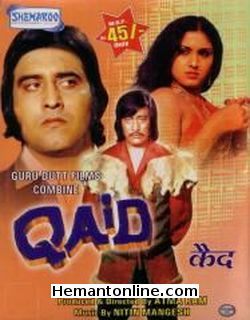 Qaid 1975 Vinod Khanna, Leena Chandravarkar, Danny, Jaishri T., Mehmood, Kamini Kaushal, Satyen Kappu, Keshto Mukherjee