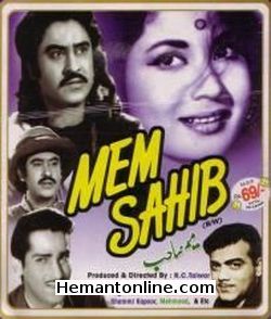 Mem Sahib 1956 Kishore Kumar, Meena Kumari, Shammi Kapoor, Mehmood