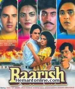 Baarish 1993 Rahul Roy, Sheeba, Sadashiv Amrapurkar, Mohnish Behl, Tiku Talsania, Vikram Razdan