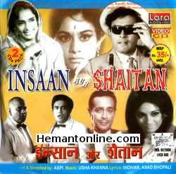 Insaan Aur Shaitan 1970 Sanjeev Kumar, Faryal, Aruna Irani, Madhumati, Pravin Paul, Jagirdar, Hiralal, Iftekhar, Chaman Puri, Sheikh, Shetty