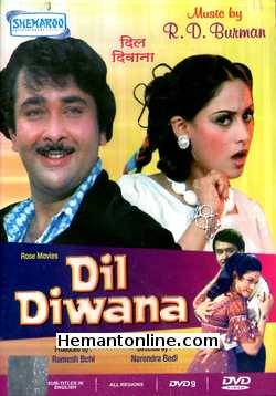 Dil Diwana 1974 Randhir Kapoor, Jaya Bhaduri, Satyen Kappu, Aruna Irani, Durga Khote, Manmohan, Komal