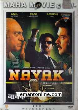 Nayak The Real Hero 2001 Anil Kapoor, Rani Mukherjee, Amrish Puri, Johnny Lever, Pooja Batra, Saurabh Shukla, Paresh Rawal, Razak Khan, Nina Kulkarni, Shivaji Satham, Sushmita Sen
