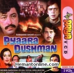 Pyaara Dushman 1980 Vinod Mehra, Rakesh Roshan, Vidya Sinha, Yogita Bali, Sarika, Amjad Khan