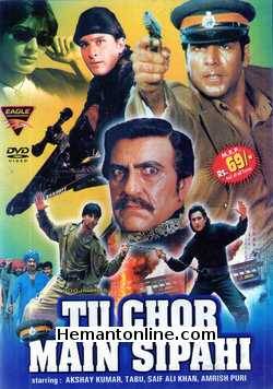 Tu Chor Main Sipahi 1996 Akshay Kumar, Saif Ali Khan, Tabu, Amrish Puri