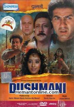 Dushmani 1996 Sunny Deol, Jackie Shroff, Manisha Koirala, Deepti Naval, Anupam Kher, Manohar Singh, Varsha Usgaonkar