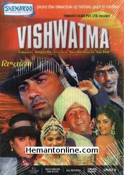 Vishwatma 1992 Sunny Deol, Naseeruddin Shah, Chunky Pandey, Sonam, Divya Bharti, Jyotsna Singh, Amrish Puri, Gulshan Grover