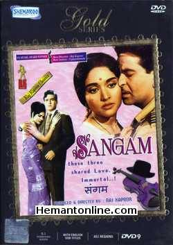 Sangam 1964 Raj Kapoor, Rajendra Kumar, Vyjayantimala, Iftekhar, Nana Palsikar