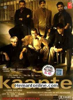 Kaante 2002 Amitabh Bachchan, Sanjay Dutt, Kumar Gaurav, Sunil Shetty, Mahesh Manjrekar, Lucky Ali, Malaika Arora