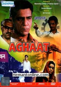 Aghaat 1985 Om Puri, Naseeruddin Shah, Amrish Puri, Sadashiv Amrapurkar, Deepa Sahi, Rohini Hattangadi