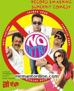 No Entry 2005 Anil Kapoor, Salman Khan, Fardeen Khan, Lara Dutta, Esha Deol, Bipasha Basu, Celina Jaitley, Boman Irani