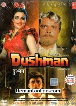 Dushman 1988 Mithun Chakraborty, Mandakini, Sadashiv Amrapurkar, Alok Nath, Deepa Sahi, Tanuja, Vijay Arora, Ranjeet, Ranjeet, Tarun Ghosh, Bob Cristo, Ravi Nandi, Shakti Thakore