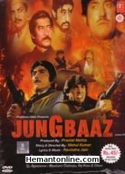 Jungbaaz 1989 Raj Kumar, Govinda, Mandakini, Danny, Prem Chopra, Shakti Kapoor, Gulshan Grover, Moushmi Chatterjee, Raj Kiran