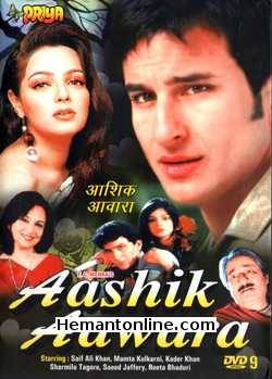 Aashik Aawara 1993 Saif Ali Khan, Mamta Kulkarni, Kader Khan, Sharmila Tagore, Saeed Jaffrey, Rita Bhaduri