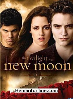 The Twilight Saga New Moon 2009 Hindi Kristen Stewart, Robert Pattinson, Taylor Lautner, Ashley Greene, Rachelle Lefevre, Billy Burke, Peter Facinelli, Elizabeth Reaser, Nikki Reed, Kellan Lutz, Jackson Rathbone,