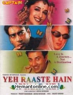 Yeh Raaste Hain Pyaar Ke 2001 Sunny Deol, Ajay Devgan, Madhuri Dixit, Preity Zinta